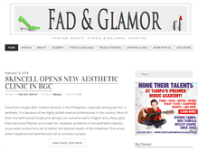 Tablet Screenshot of fadandglamor.com